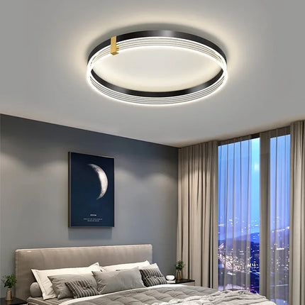 Plafonnier LED circulaire moderne en acrylique pour intérieur — LZ4X9P
