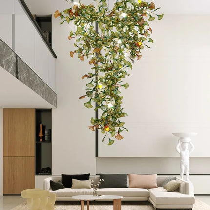 Suspension en verre design ginkgo pour éclairage élégant — LZ4X9M