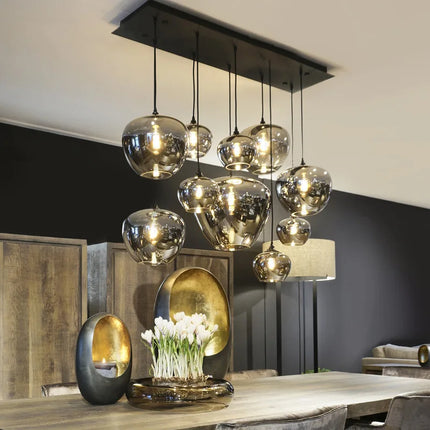 Lustre suspension en verre style nordique pour restaurant et café — LZ4X9T