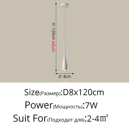 Lampe de chevet suspendue moderne pour lecture et étude — LZ4N7Q2F