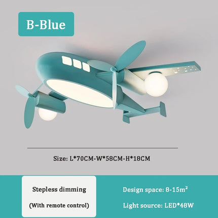 Plafonnier avion nordique décoratif pour chambre d’enfant — LZ4X9T2