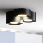 Noir 3 têtes / Lumière tricolore