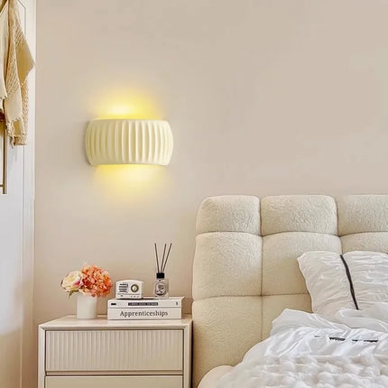Applique murale moderne couleur crème à effet vent — LZ4X9P2