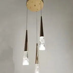 Ronde dorée 3 lumières / Changeable