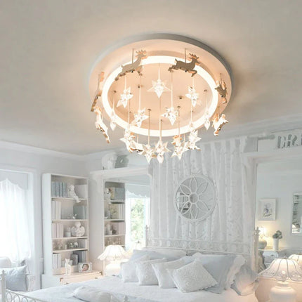 Plafonnier LED en forme d’étoile pour chambre enfant princesse garçon fille — LZ4M9XQ