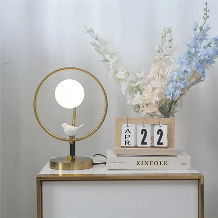 Lampadaire nordique en verre design moderne avec ampoules incluses — LZ4G7XQ