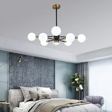 Suspension luminaire en verre bulles style nordique pour salon et chambre — LZ4X9T2