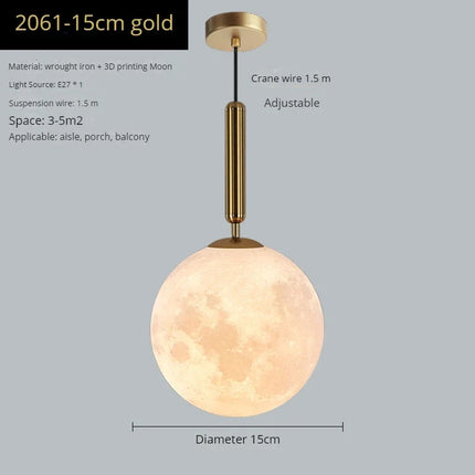 Suspension design moderne en forme de lune — LZ7XQ2