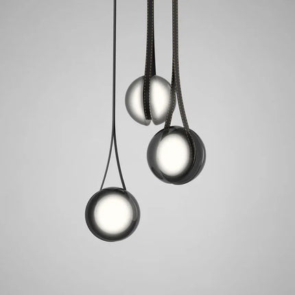 Lustre créatif en verre style yoyo pour décoration intérieure moderne — LZ4P9XQ