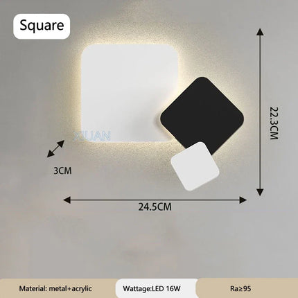 Lampe de chevet design aux formes géométriques variées — LZ4XJ9