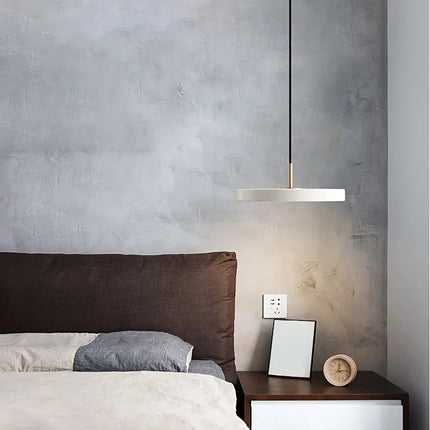 suspension led moderne lumière disque suspendus décoration luminaire lustre