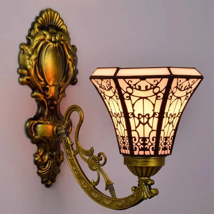 Applique murale tête simple tournesol style Tiffany rétro — LZ4X9Q7