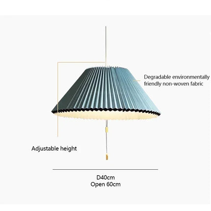 Suspension luminaire forme parapluie déformé pour salon et salle à manger — LZ4X9T