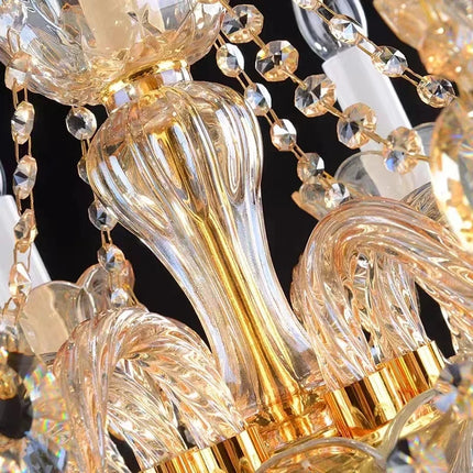 Lampadaire moderne en cristal pour décoration intérieure élégante — LZ4X9M2