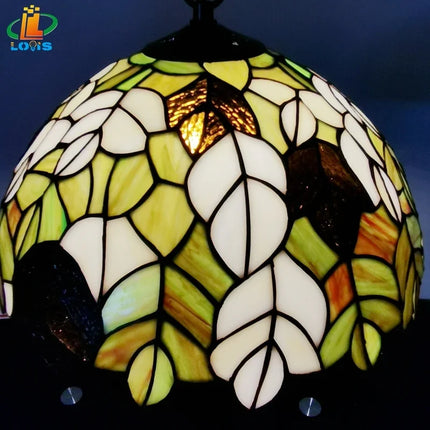 Suspension en verre d’art motif feuille d’érable style européen pour restaurant — LZ4P9XQ