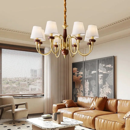 Lustre en cuivre pour éclairage intérieur moderne et élégant — LZ4P9XQ