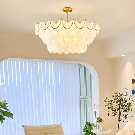 Lustre en cristal forme coquille Feng Shui — LZ4X9T2