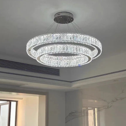 Lustre moderne en cristal pour éclairage élégant — LZ4P9XQ