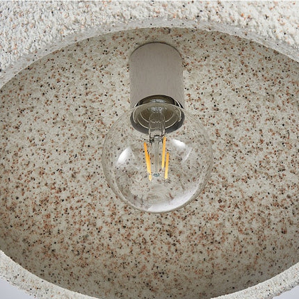 Plafonnier moderne avec abat-jour effet pierre Kery — LZ4G7XQ