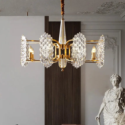 Lustre LED en cristal style nordique pour décoration intérieure — LZ4X9P2