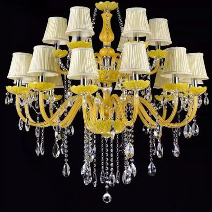 Lustre en cristal fantaisie pour mariage moderne et élégant — LZ4X9J