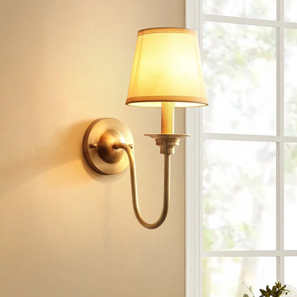 Applique murale américaine en cuivre style nordique simple — LZ4X9J