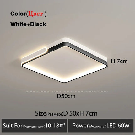 Plafonnier moderne pour intérieur avec éclairage élégant — LZ4X9T2