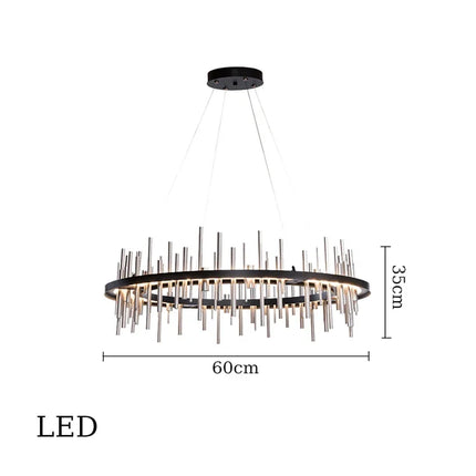 Suspension LED en acier inoxydable pour décoration intérieure — LZ4X9P
