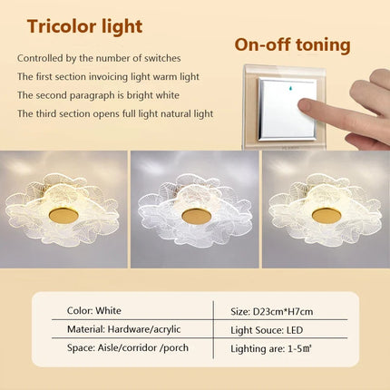 Plafonnier LED design en acrylique pour décoration intérieure — LZ4X9J