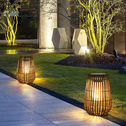 Lampadaire solaire étanche pour éclairage extérieur et jardin — LZ4T9QJ2