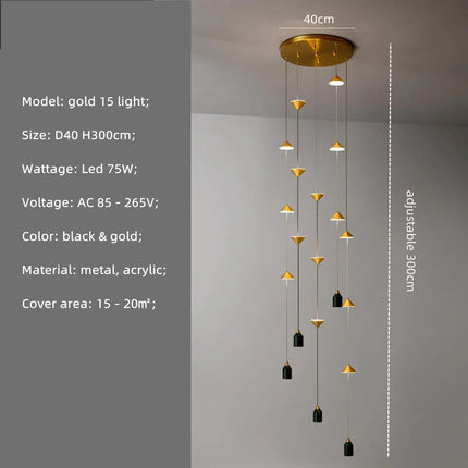 Lampadaire LED minimaliste nordique réglable en métal et marbre — LZ4X9P2