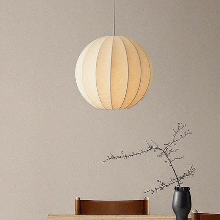 Suspension LED en soie style nordique pour intérieur élégant — LZ4X9Q2N