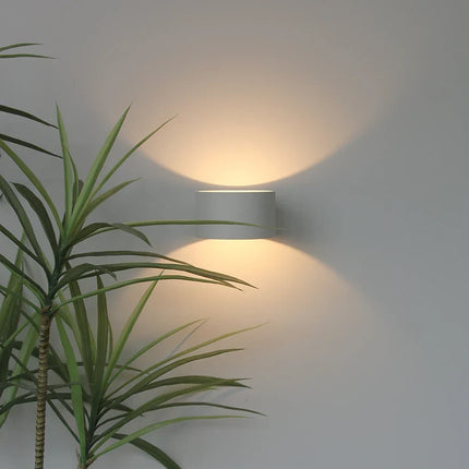 Applique murale LED ronde en aluminium pour décoration hôtelière — LZ4X9P2