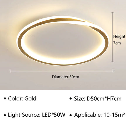 Plafonnier LED moderne pour décoration intérieure élégante et contemporaine — LZ4X9T1