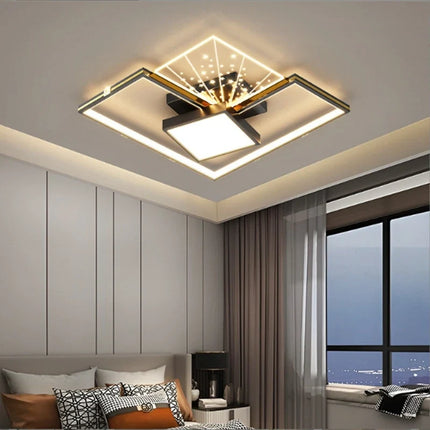 Plafonnier LED moderne pour salon et chambre, design original — LZ4X9T