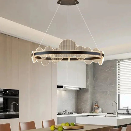 Lustre acrylique avec télécommande et intensité réglable pour intérieur — LZ4P9XQ