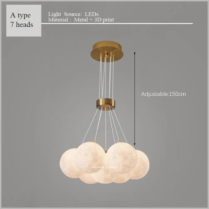 Lustre nuage lumineux décoratif pour chambre d'enfants — LZ4X9J