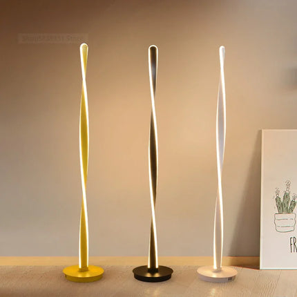 Lampadaire moderne en aluminium avec éclairage LED ajustable — LZ4T9XQ