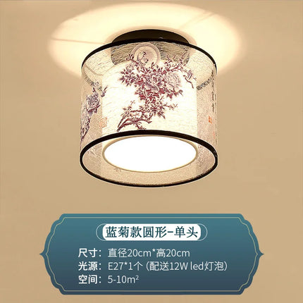 Plafonnier style chinois pour hôtel, villa, hall et balcon — LZ7XQ2