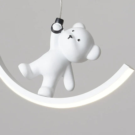 Suspension LED enfant avec motifs dauphin et ours — LZ4P9X