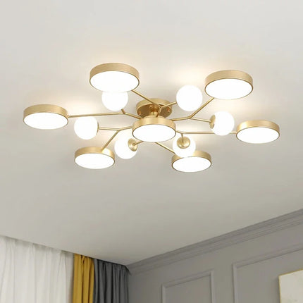 lustre led créatif pour éclairage intérieur moderne