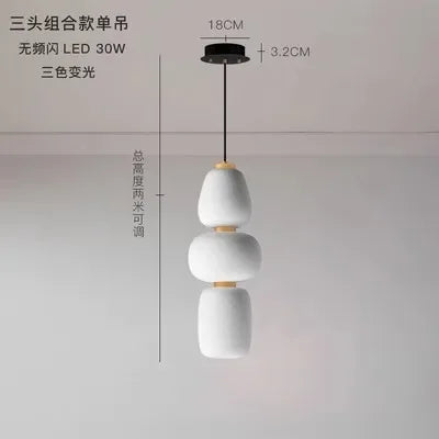 Suspension en verre laiteux pour intérieur moderne et élégant — LZ4X9T