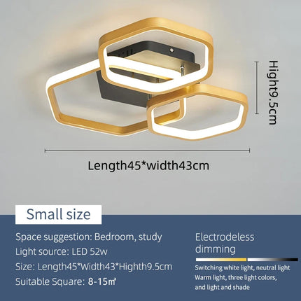 Plafonnier LED créatif pour maison intelligente moderne — LZ4X9P