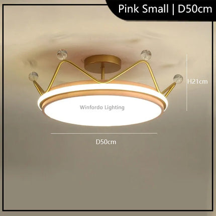 Suspension LED moderne forme couronne pour enfants Winfordo — LZ4X9P