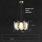 40 cm A / Cadre argenté / Lumière blanche