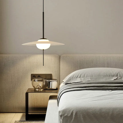 Suspension soucoupe volante design nordique pour café et bar — LZ4X9T2