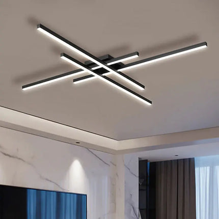 Plafonnier LED à bande longue design contemporain — LZ4X9M
