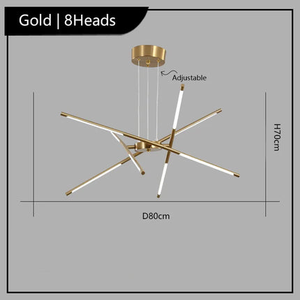 lustre suspendu winfordo design créatif led 	 décoratif