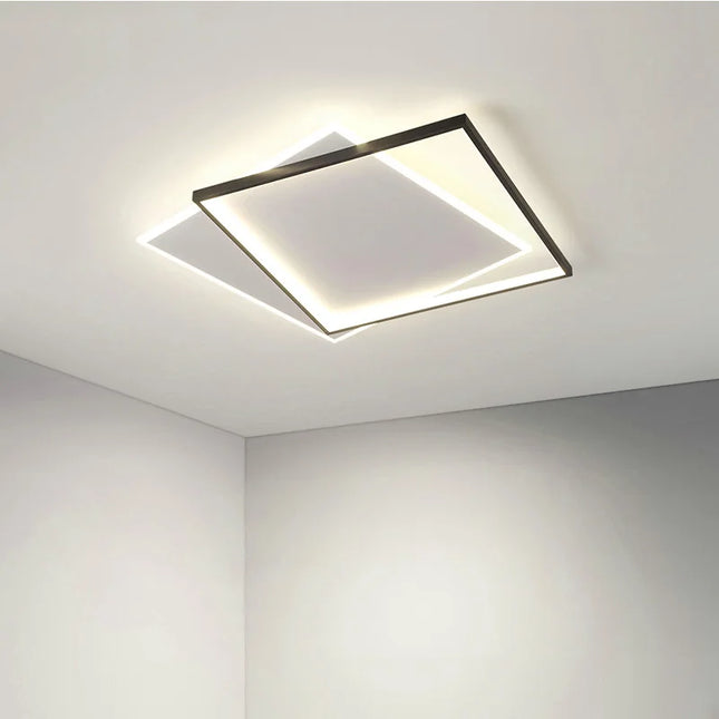 Plafonnier LED nordique à intensité variable au design épuré — LZ4X9T