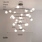White Light / 27  Balls Black